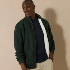 Blouson in patentsteek met warme voering