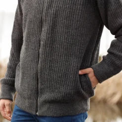Blouson in patentsteek met warme voering