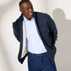 Blouson in patentsteek met warme voering