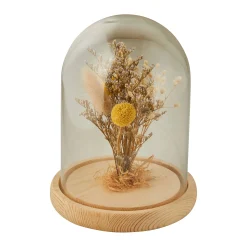 Bol met gedroogde bloemen