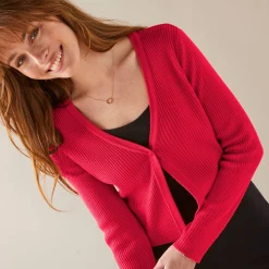 Bolerovest, ribtricot