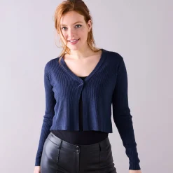 Bolerovest, ribtricot