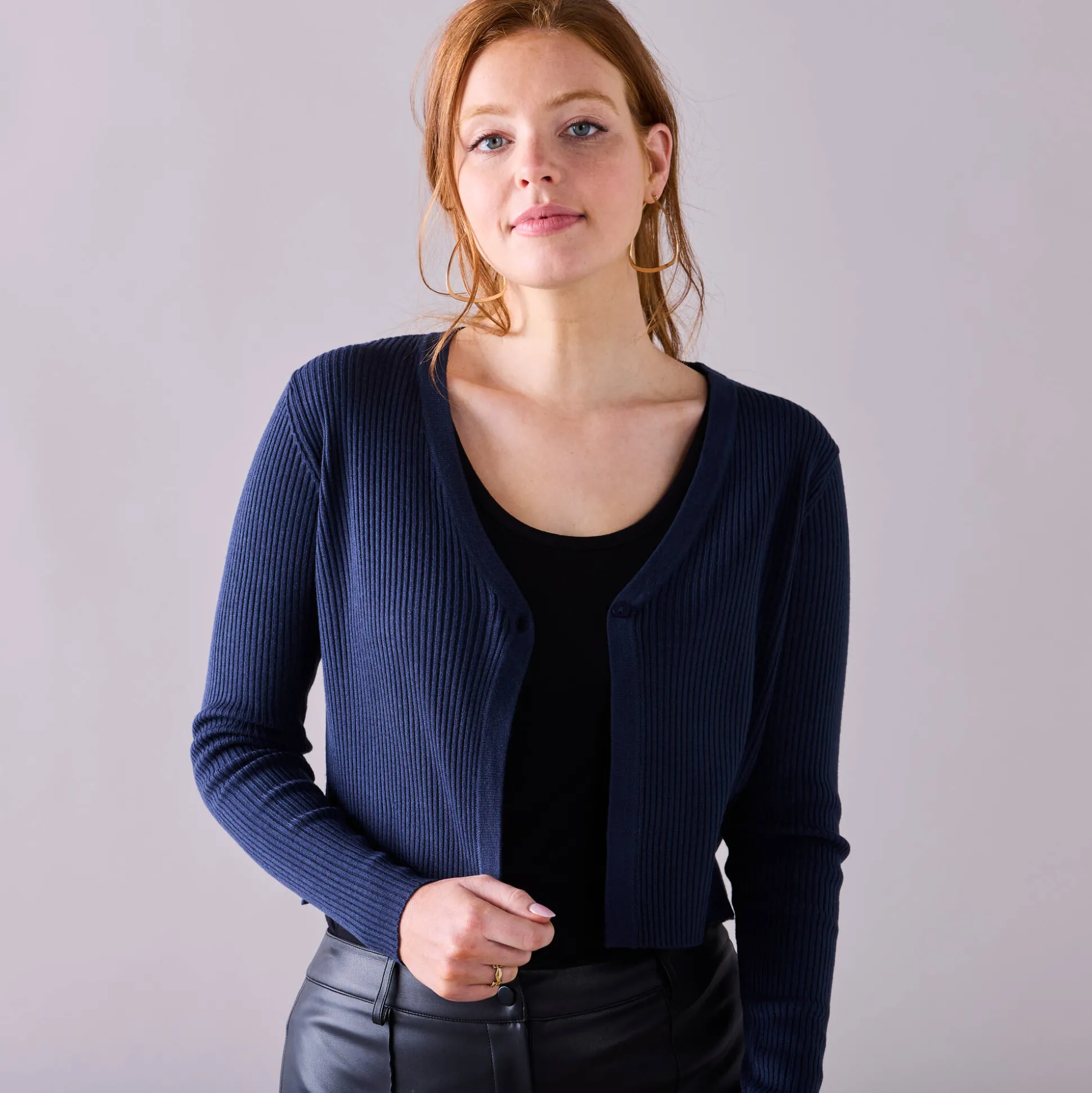 Bolerovest, ribtricot