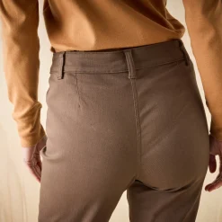 Bootcut broek, opgestikte zakken