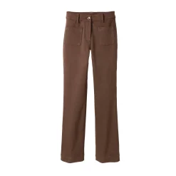Bootcut broek, opgestikte zakken