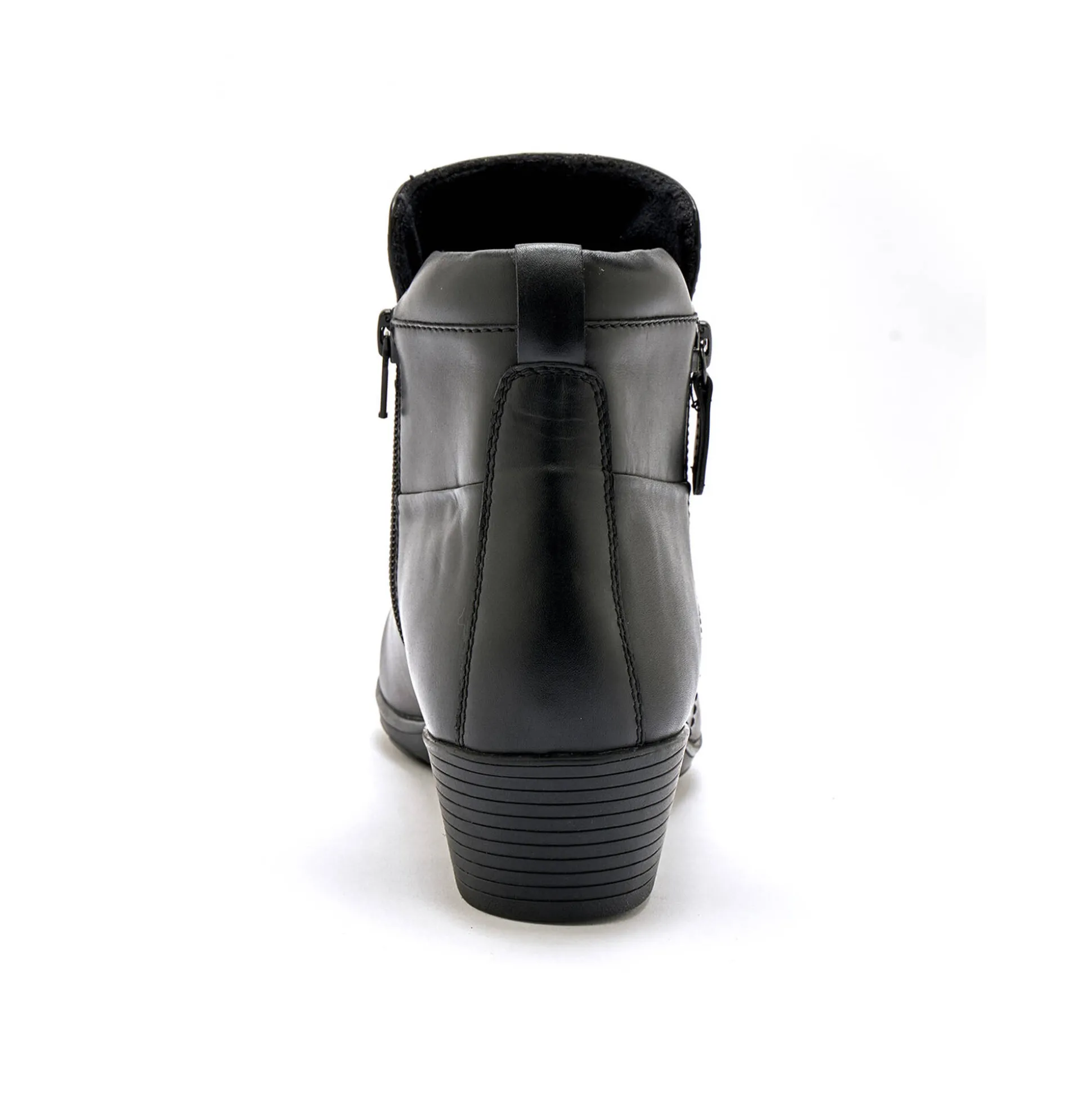 Boots met dubbele rits - comfortabele zool en breedte PÉDICONFORT