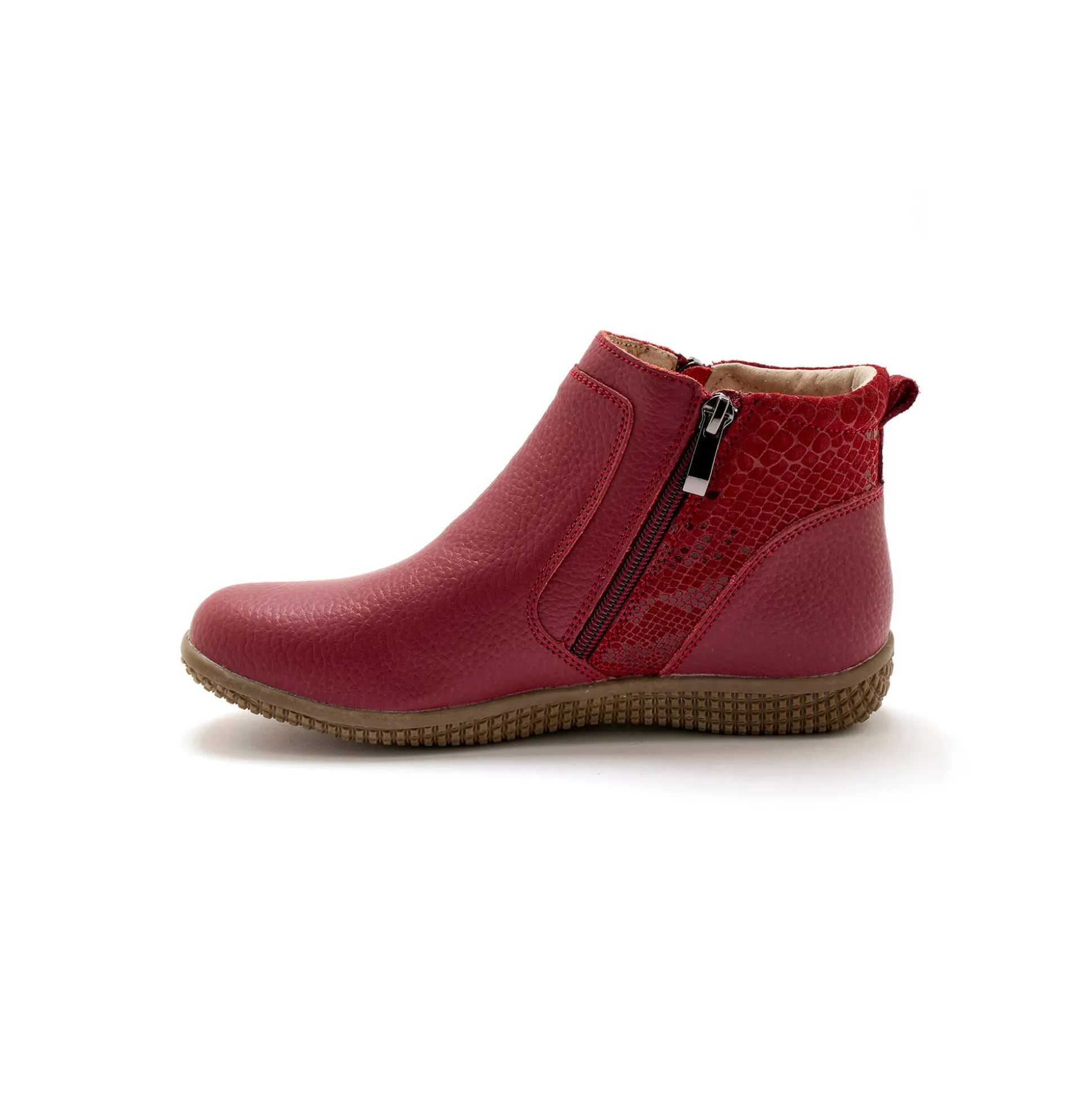 Boots met dubbele rits - verwijderbare comfortzool PÉDICONFORT