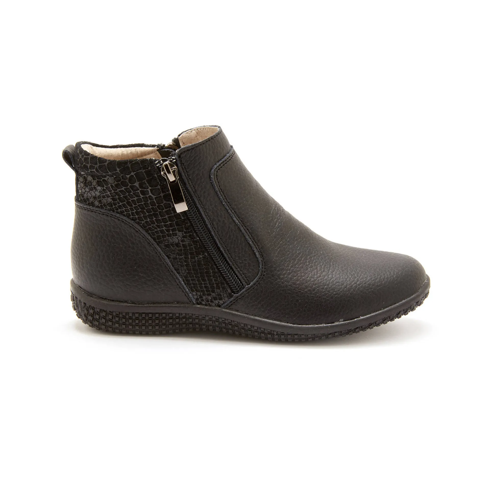 Boots met dubbele rits - verwijderbare comfortzool PÉDICONFORT