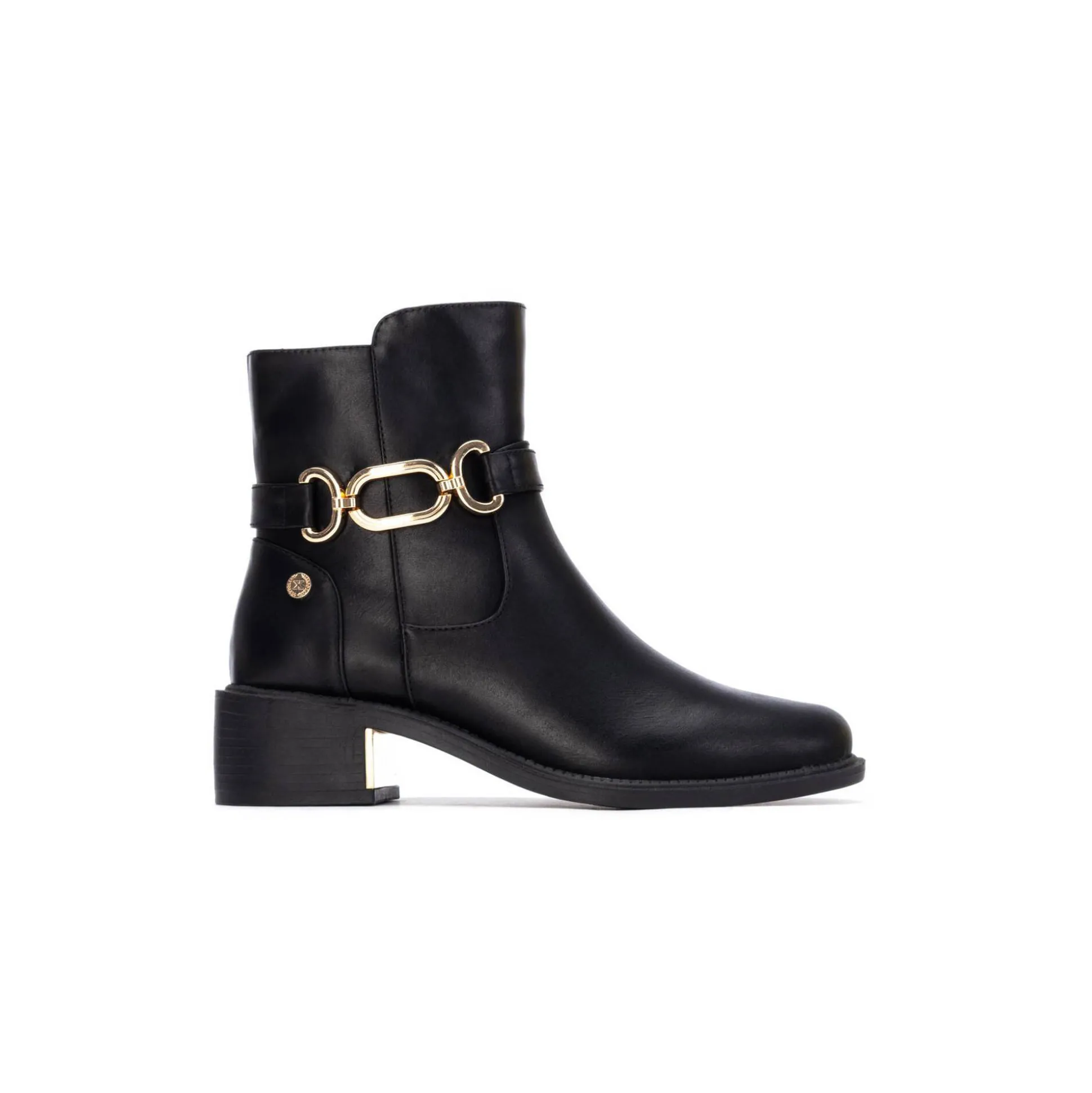 Boots met goudkleurige fantasiegesp