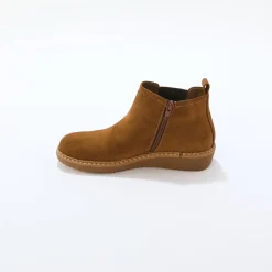 Boots met sleehak, elastiek opzij