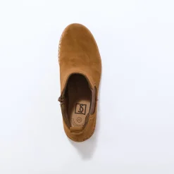 Boots met sleehak, elastiek opzij
