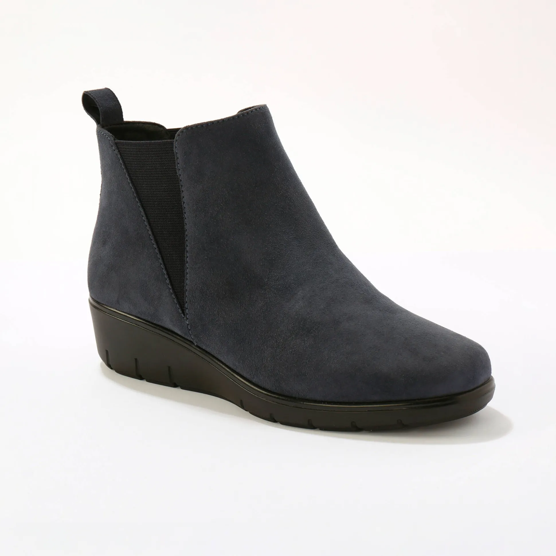 Boots met sleehak, in soepel leer, LWG gecertificeerd