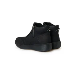 Boots met sleehak in splitleer