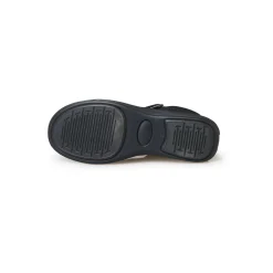 Boots met sleehak in splitleer