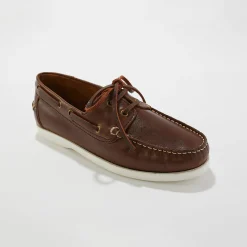 Bootschoenen in leer