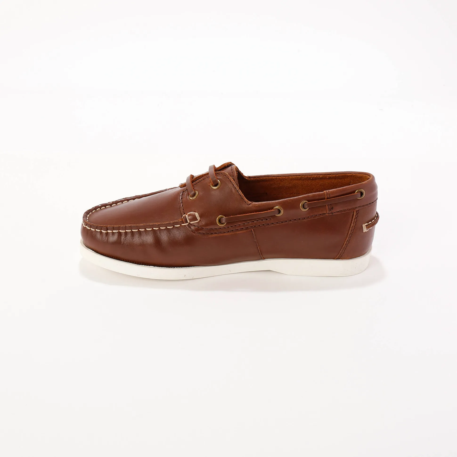 Bootschoenen in leer