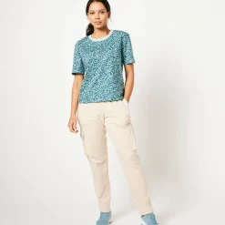 Boxy T-shirt, bedrukt