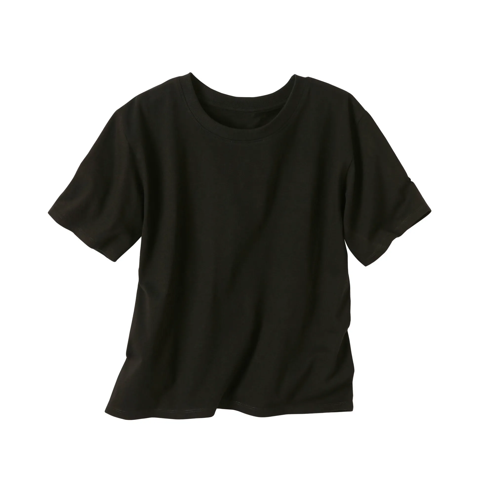 Boxy T-shirt met ellebooglange mouwen