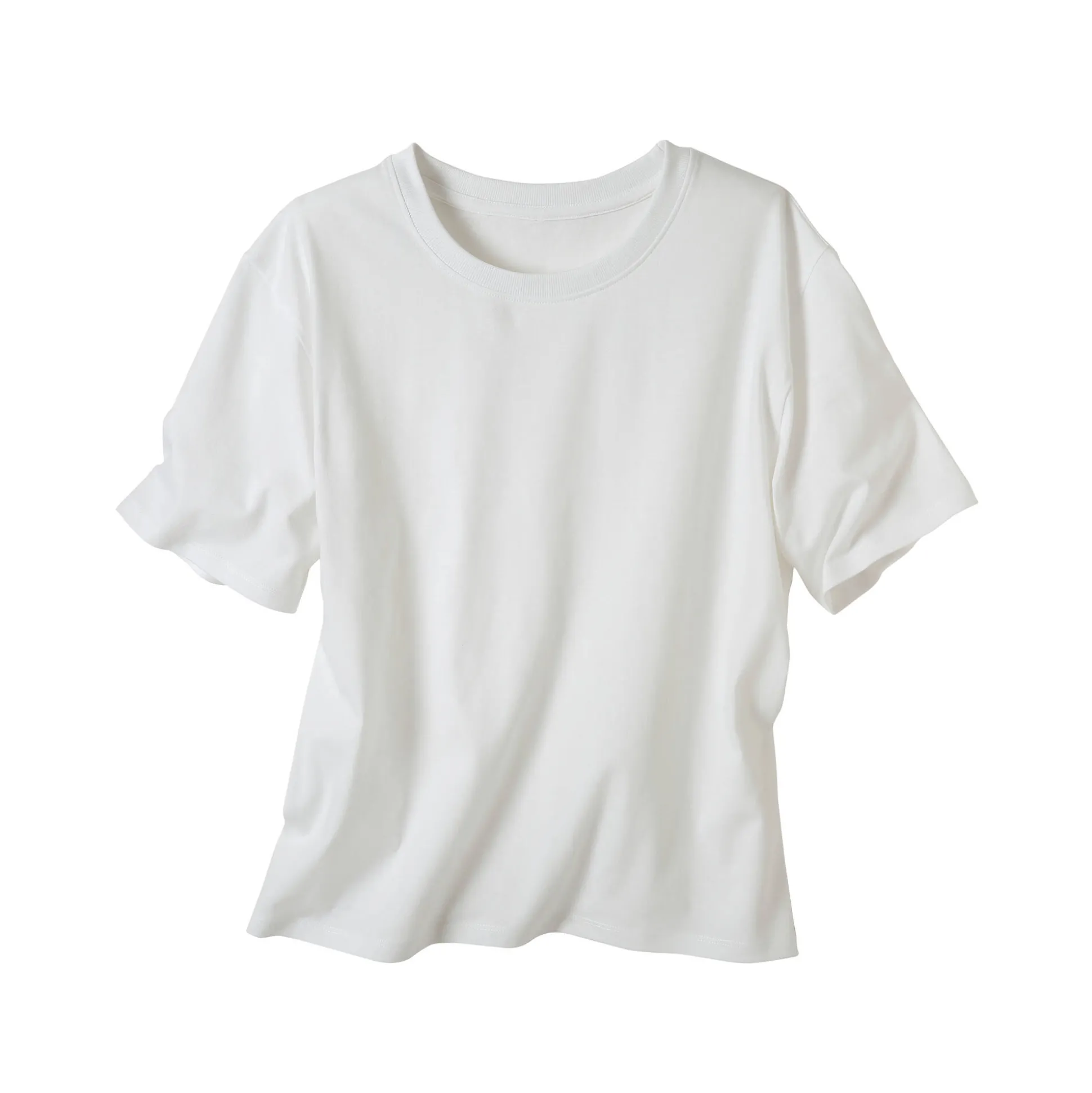 Boxy T-shirt met ellebooglange mouwen