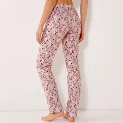 Broek met bloemenprint - katoenjersey
