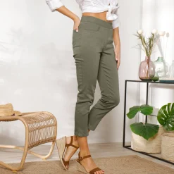 3/4-broek met elastische taille