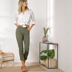 3/4-broek met elastische taille