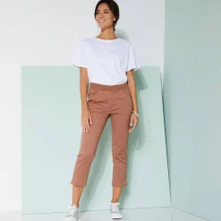 3/4-broek met elastische taille
