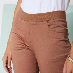 3/4-broek met elastische taille