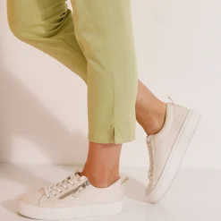 3/4-broek met elastische taille