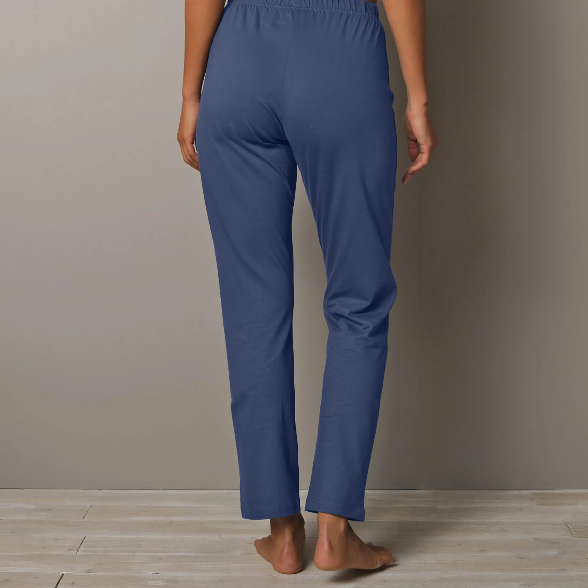 Broek met geplaatste landelijke print - katoenjersey