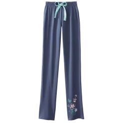 Broek met geplaatste landelijke print - katoenjersey