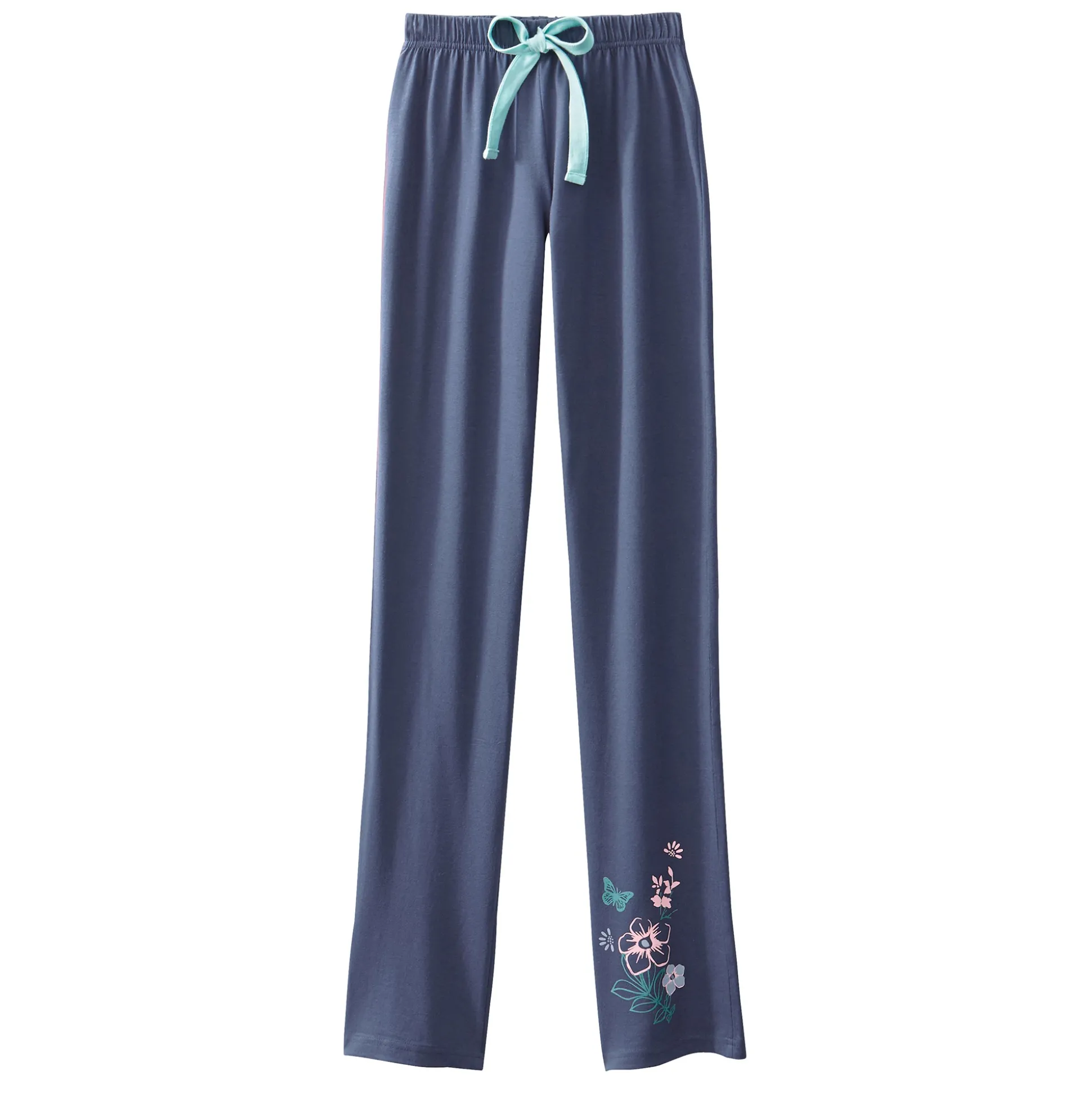 Broek met geplaatste landelijke print - katoenjersey