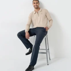 Broek met onzichtbare, verstelbare tailleband - polyester