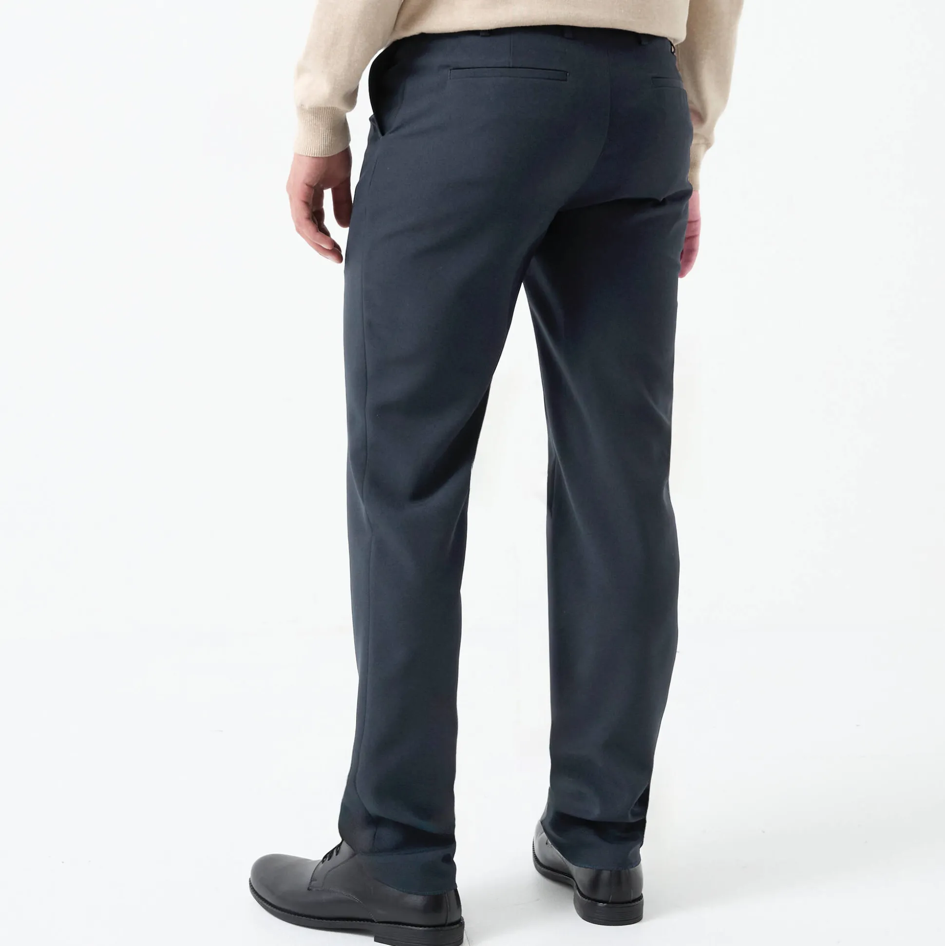 Broek met onzichtbare, verstelbare tailleband - polyester