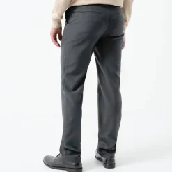 Broek met onzichtbare, verstelbare tailleband - polyester