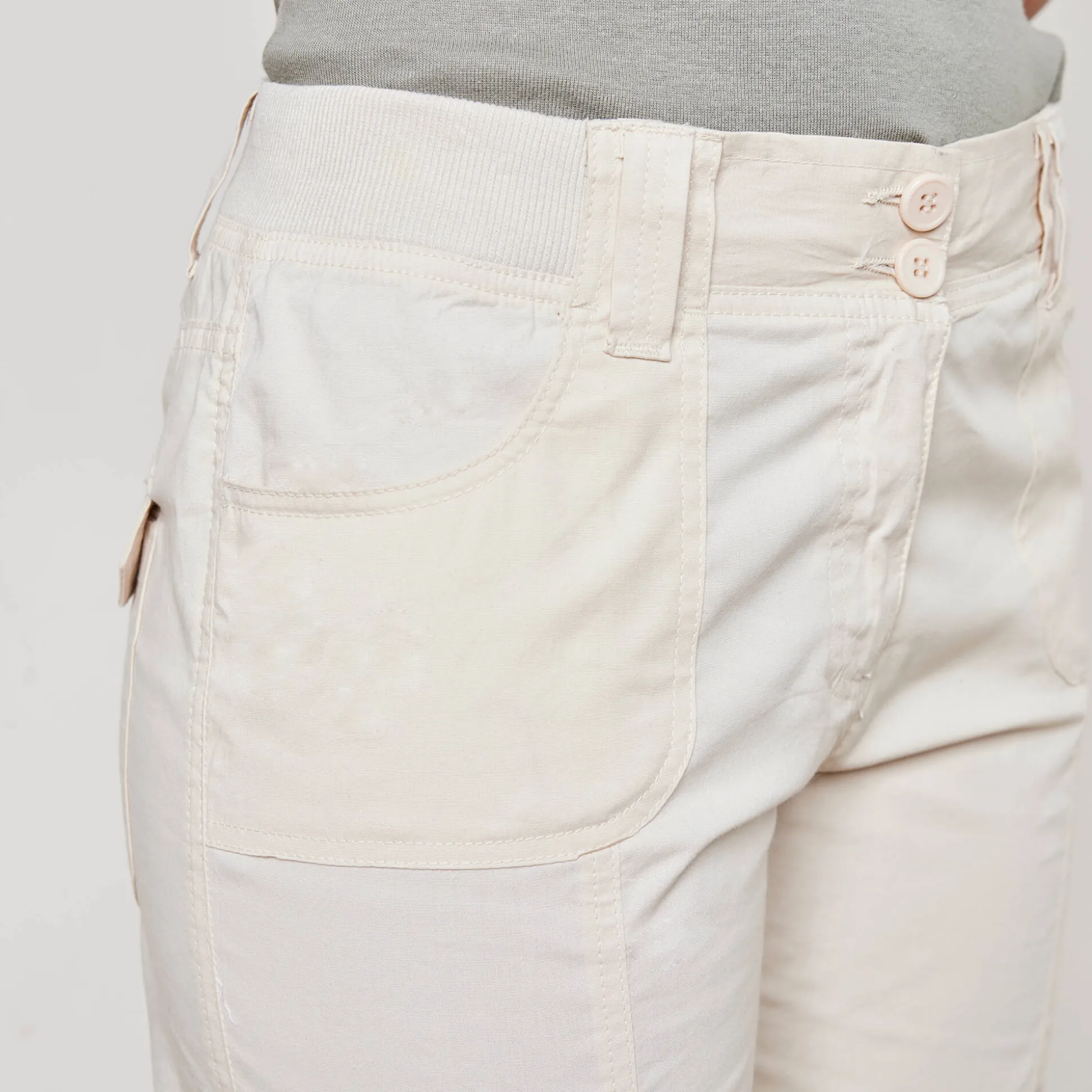 7/8-broek met tailleband in tricot