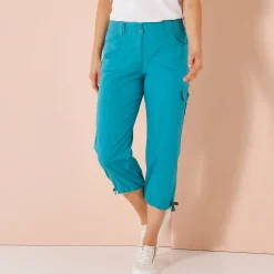 7/8-broek met tailleband in tricot