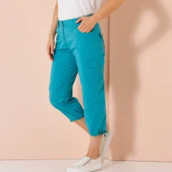 7/8-broek met tailleband in tricot
