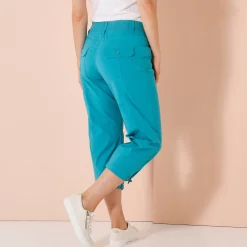 7/8-broek met tailleband in tricot