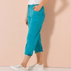 7/8-broek met tailleband in tricot