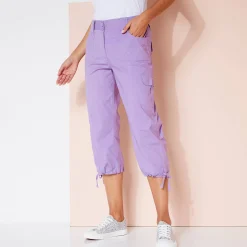 7/8-broek met tailleband in tricot