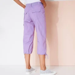 7/8-broek met tailleband in tricot