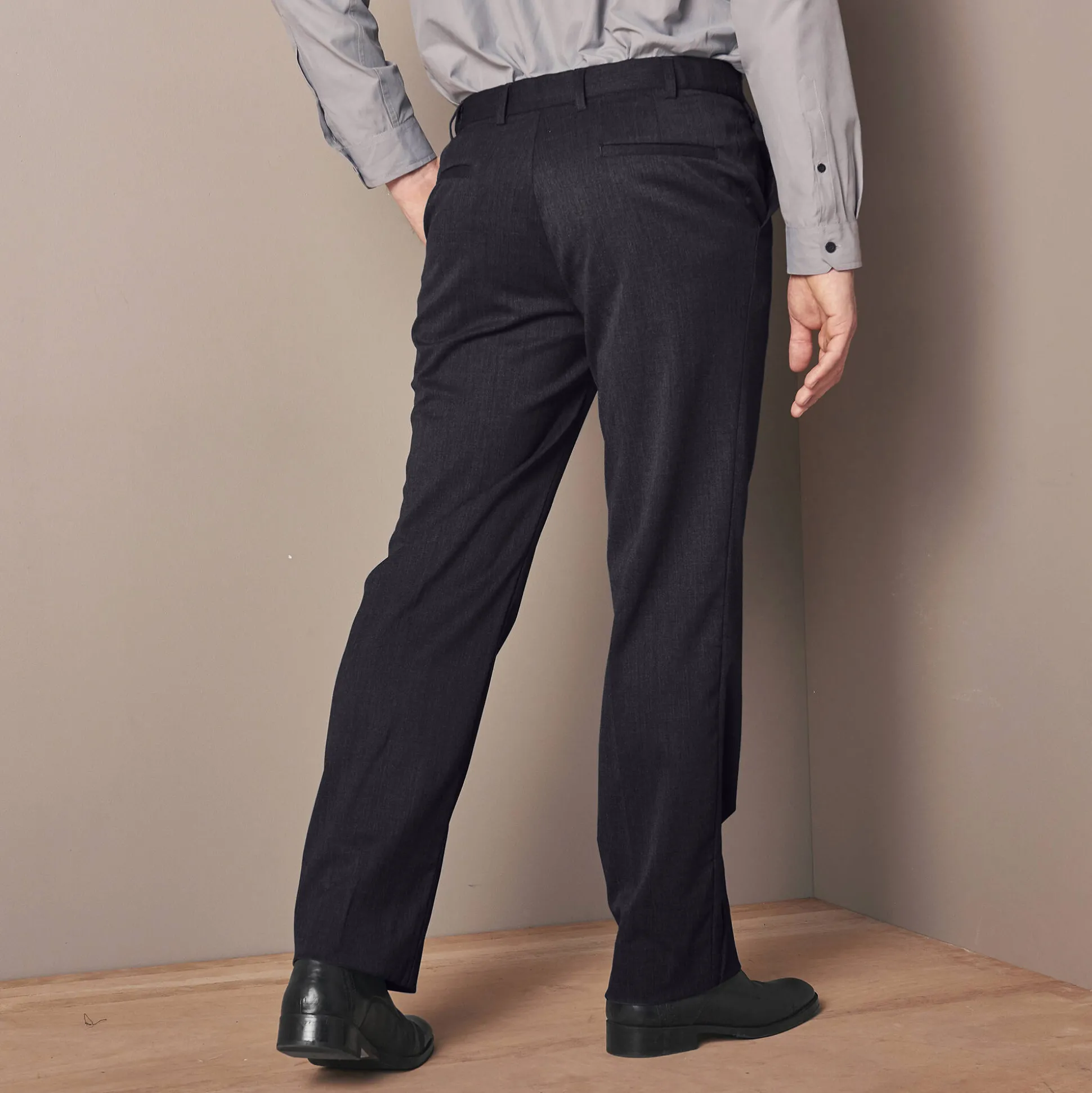 Broek met verstelbare, onzichtbare tailleband - polywol