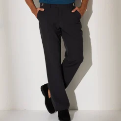 Broek met verstelbare taille zonder bandplooien - polyester