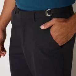 Broek met verstelbare taille zonder bandplooien - polyester