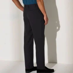 Broek met verstelbare taille zonder bandplooien - polyester