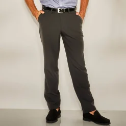 Broek met verstelbare taille zonder bandplooien - polyester