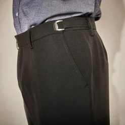 Broek met verstelbare taille zonder bandplooien - polyester