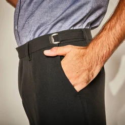 Broek met verstelbare taille zonder bandplooien - polyester