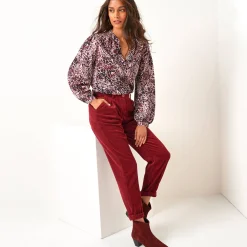 7/8-broek, velours